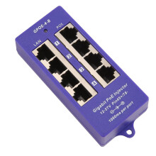 Injecteur PoE passif Gigabit 48 V ou 24 V, module PoE 4 ports 1000 Mbps pour caméra IP de sécurité et point d'accès Wi-Fi, UBNT