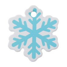 Ensemble de décorations de Noël avec flocon de neige et carte de vœux, compatible avec la décoration intérieure Tahtuvzn - Cadeau pour les