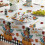 Sm: )e Gobble kalkun Thanksgiving-dug 60 x 84 tommer 4