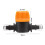 10 τεμάχια λάστιχο Micro4/7mm για άρδευση κήπου με αγκαθωτή βαλβίδα ελέγχου ροής νερού, 3