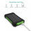 Φορητή ηλιακή τράπεζα ενέργειας Maynos50000mAh με διπλό φορτιστή ηλιακού πάνελ USB για 5