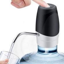Nightwill flessenwaterpomp, geschikt voor universele flessen van 2 tot 5 gallon (ca. 7,5 tot 19 liter), oplaadbare batterij, USB-oplaadbare