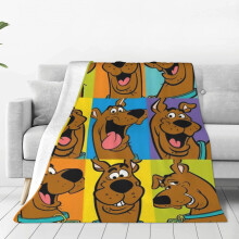 Scooby Doo -heittopeitto pehmeä pehmoinen matkapeitto makuuhuoneeseen olohuoneeseen sohvalle toimistoon kaikkina vuodenaikoina lahja naisille