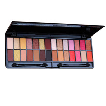 28 Color Eyeshadow Palette Matte Shimmer Glitter,  Pigmented Waterproof Warm Neutral Smoky