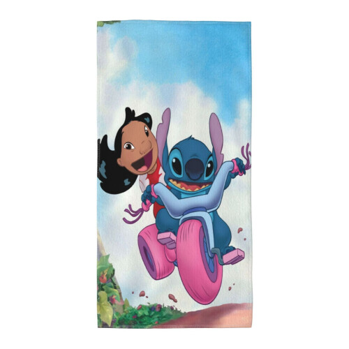 Πετσέτες χεριών Stitch για μπάνιο, πετσέτα μπάνιου/προσώπου, μαλακές, απορροφητικές 1