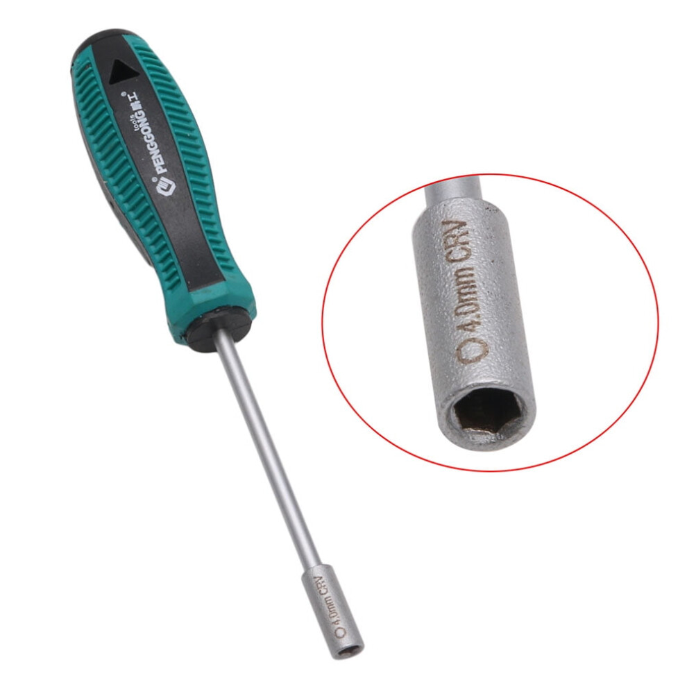 Metal Socket Driver Wrench Screwdriver Hex Nut For Key Nutdriver Hand Tool 4Mm 9048212762331