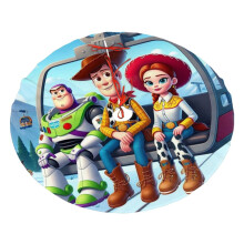 Jupe de sapin de Noël Toy Story, décoration pour sapin de Noël et décorations de fête pour sapin de Noël