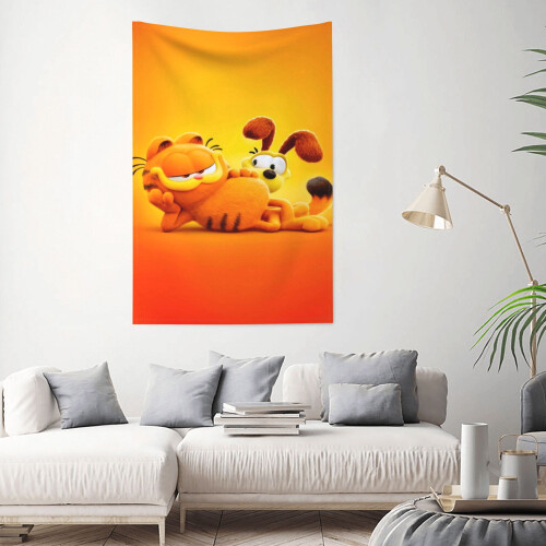 Ταπισερί Garfield για άνδρες, διακόσμηση τοίχου υπνοδωματίου αγοριών, σαλόνι, κοιτώνα 1
