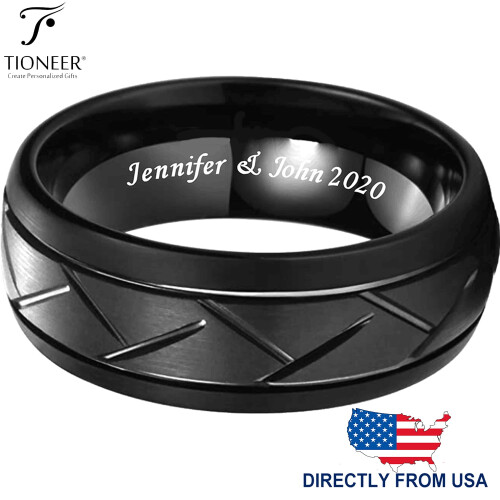 Βέρα Tioneer Tungsten Carbide Zigzag Groove με σχέδιο πέλματος ελαστικού και άνετη εφαρμογή 1