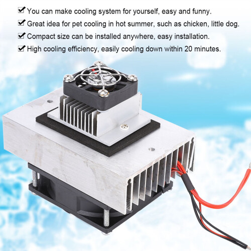 Refrigerator Cooling System - DIY Mini Semiconductor Refrigeration Cooling System Kit DC12V 1