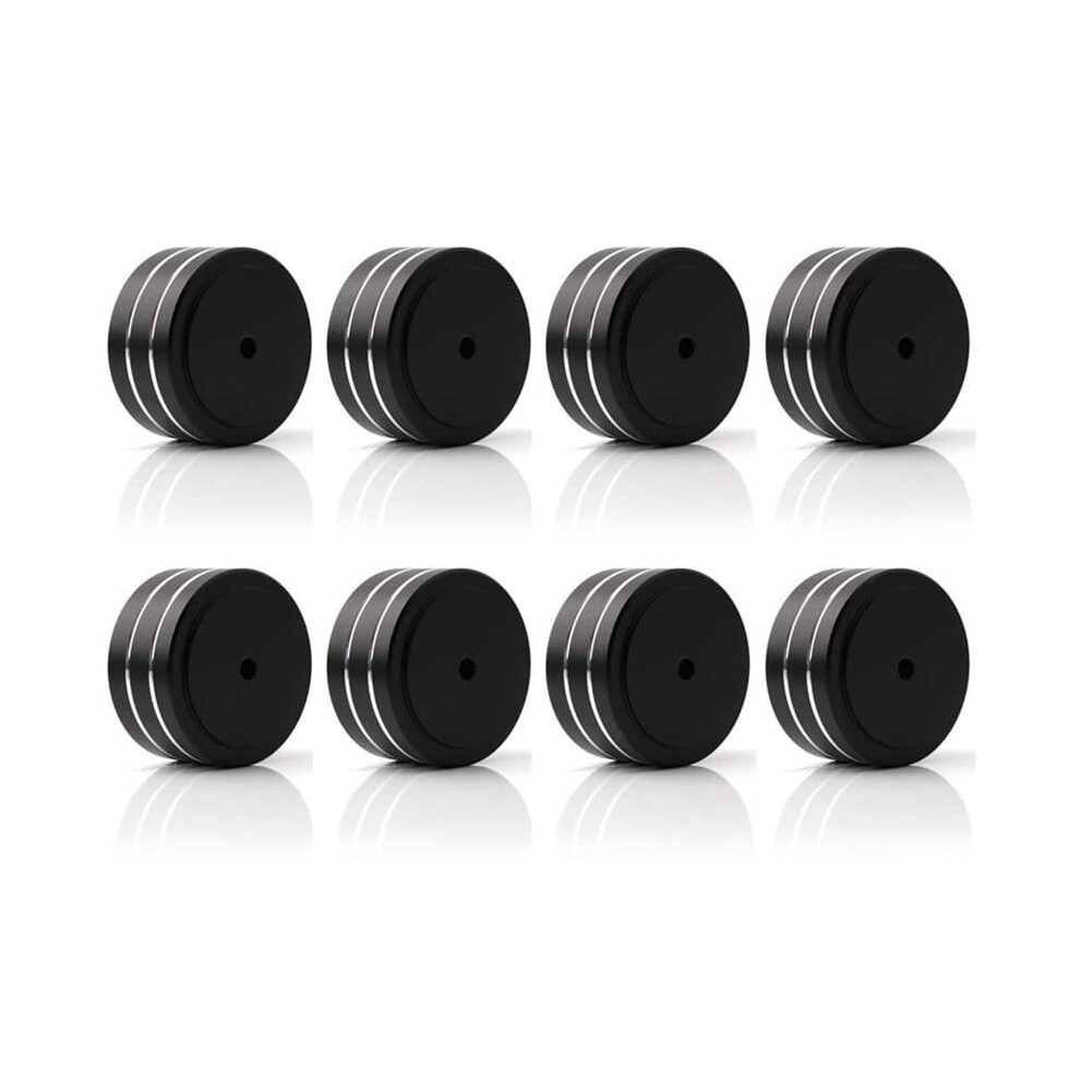 8Pcs 40X20mm Aluminum Hifi Amp Speaker Isolation Stand Turntable Feet Pad 9083649046043