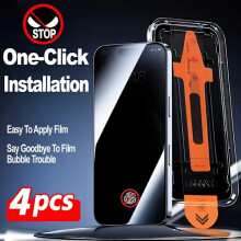 4 sztuki hartowanego szkła ochronnego zapewniającego prywatność, kompatybilnego z iPhone'em 15, 16Pro Max, 16E, 14Plus, 12, 13Mini, 11XS –