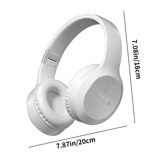 Ακουστικά Bluetooth Txmfgh για το κεφάλι με ήχο HiFi, μείωση θορύβου, εξαιρετικά καθαρές 1