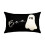 (Pacote com 2) Sm: )e Capa de Almofada Decorativa de Halloween com Fantasma Boo 12x20 Polegadas para Exterior 2