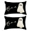 (Pacote com 2) Sm: )e Capa de Almofada Decorativa de Halloween com Fantasma Boo 12x20 Polegadas para Exterior 1