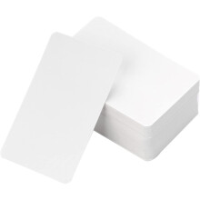 100pcs White Blank Business Cards Kraft Note Paper Cards Learning Word Cards Blank Craft Paper Labels D
