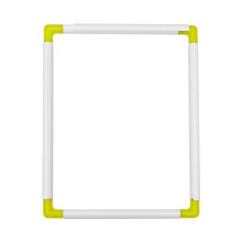 Ease1Pc négyzet alakú hímzőkeret, hordozható keresztszemes keret hímzéshez és foltvarráshoz, véletlenszerű szín, belső átmérő 30x40cm