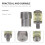 Snap Fastener Χάλυβα Μούχλα Punching Μηχανή Τύπου Κουμπιά Κουμπιού Πανί Πετρέλαιο Στερέωση 5