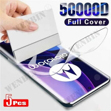 5 db-os hidrogél képernyővédő fólia Moto Edge50/40Pro/G Stylus5G2024/G84/G64/G24Power/G Play2024 készülékekhez - Teljes fólia