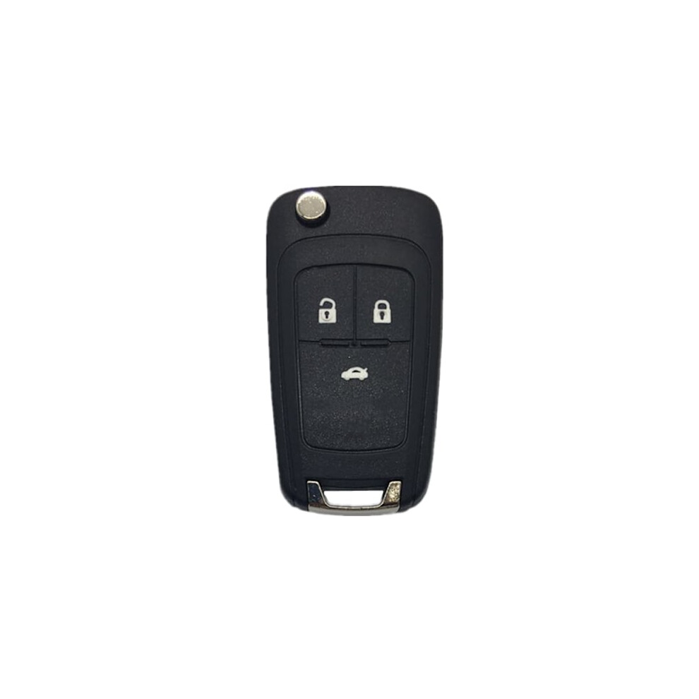 3-Button Car Key Shell For Buick/Opel/Chevrolet Black 9048212908937