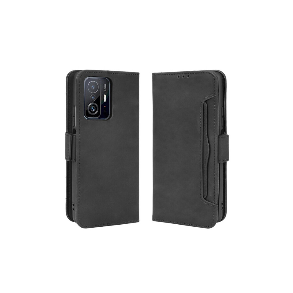 Compatible With Xiaomi 11T Pro / 11T Wallet Case - Black 9048212909415