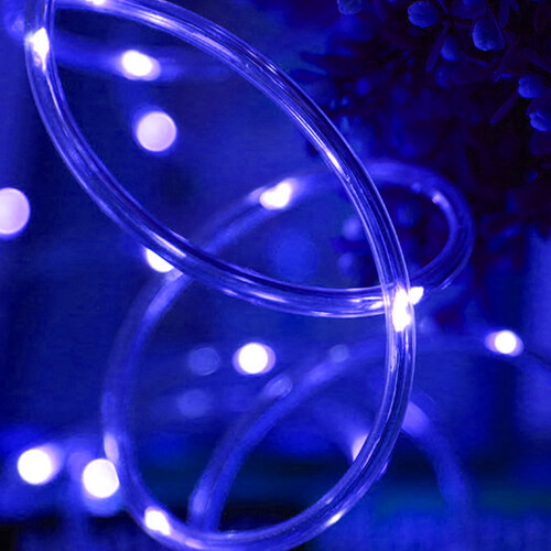 Φώτα LED με σχοινί 39FT100LED, Λειτουργούν με μπαταρία, 8 λειτουργίες, Αδιάβροχα, 2