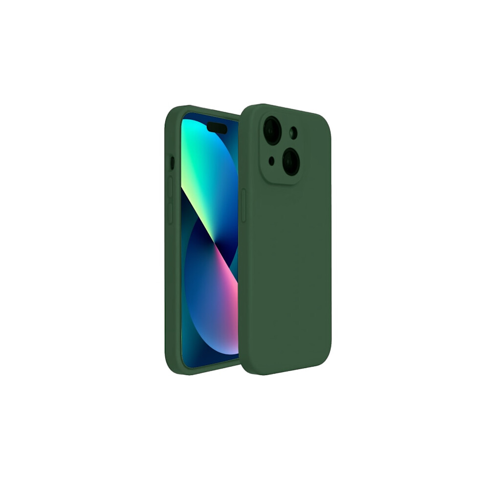 Compatible With Iphone 13 Matte Case - With Camera Protection Green 9048212909088