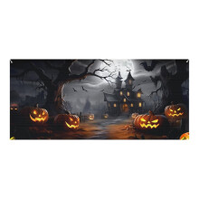 Hlandsky Garage Friends Halloween2024Nový kryt na garážové dvere na Halloween