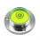 Precision Mini Bubble Level with Metal Flange for Electronic Scale Calibration White 1