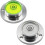 Precision Mini Bubble Level with Metal Flange for Electronic Scale Calibration White 3