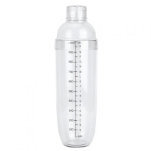 Coqueteleira de plástico com balança para coquetéis, leite, chá, sucos e vinho (1000ml)