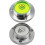 Precision Mini Bubble Level with Metal Flange for Electronic Scale Calibration White 4