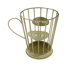 Porte-dosettes de café en forme de tasse - Organisateur de rangement pour comptoir, compatible avec les bars à café, 1 porte-dosettes, promotion