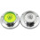 Precision Mini Bubble Level with Metal Flange for Electronic Scale Calibration White 5