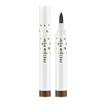 Waterproof Freckle Pen with Natural Faux Freckles Effect, Long Lasting Quick Dry Dark Brown 1PC