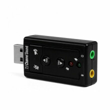 USB 2.0 externe 7.1-kanaals 3D virtuele audio geluidskaart microfoonadapter laptop pc
