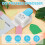 Wrvxzio3in1Craft Tag Punch, 1,5/2/2,5 ιντσών Χαρτί ετικετών δώρων για DIY έργα, δημιουργία καρτών, 3