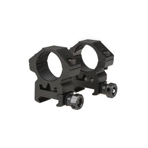 Theta Optics - Two-piece 25 mm sight rings for RIS rails (low) Black