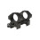 Theta Optics - Two-piece 25 mm sight rings for RIS rails (low) Black 2