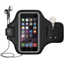 Sports Running Fitness Bracelet with Keychain and Card Slot, Water and Sweat Resistant