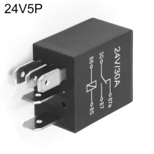 Mosiee 5 Pin 12/24V 30A Relay Automotive Relay Relay for Car Motor, Auto Replacement