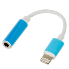 Lightning to 3.5mm AUX for compatible with iPhone / compatible with Apple - Headphone Adapter White