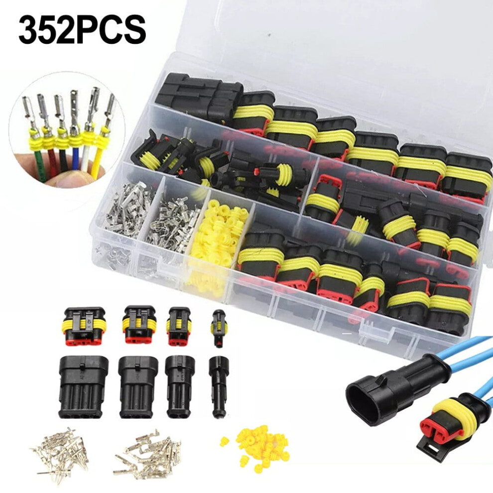 Mosiee 352X Waterproof Car Electrical Connector Terminals Automotive Wire 1234 Pin 9322103544795