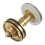 Garbage Filter Wash Basin Drain Plug Steel Sink Kitchen Strainer Copper 2 Pc 6
