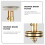 Garbage Filter Wash Basin Drain Plug Steel Sink Kitchen Strainer Copper 2 Pc 2