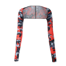 Kühlende Armstulpen mit Fingerloch im Camouflage-Look, geeignet für Golf, Autofahren, Angeln, Wandern, Laufen, Unisex-Sportarten