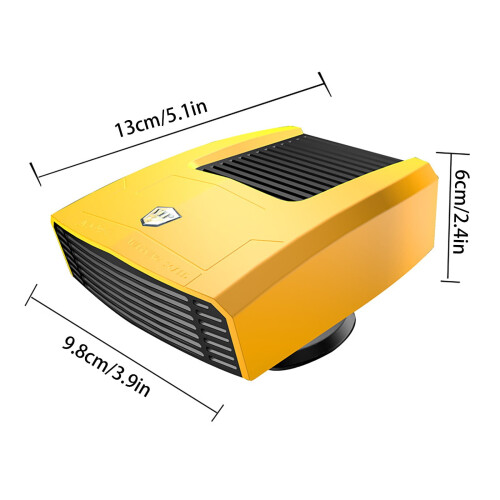 Θερμαντήρας αυτοκινήτου 12V/24V 150W Φορητός για γρήγορη θέρμανση παρμπρίζ και 2