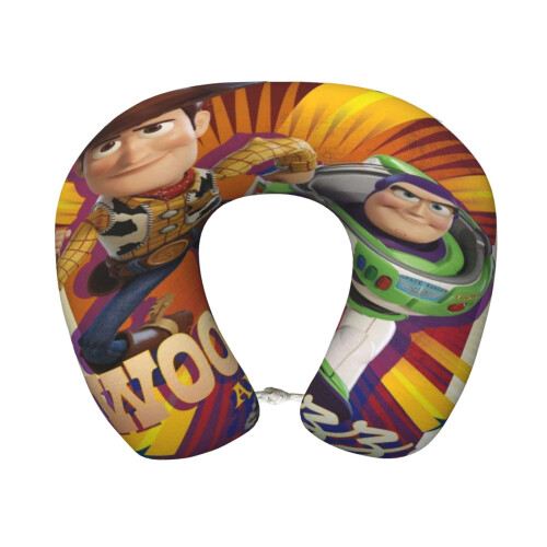 Μαξιλάρι ταξιδιού Toy Story, μαξιλάρι λαιμού σε σχήμα U με αφρό μνήμης, ελαφρύ φορητό