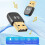 husxh USB συμβατό με Bluetooth 5.4, πομποδέκτης ήχου, πρόγραμμα οδήγησης δωρεάν, ασύρματος 7