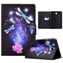 Étui papillon en cuir TPU compatible avec la Samsung Galaxy Tab A8.0 (2015)